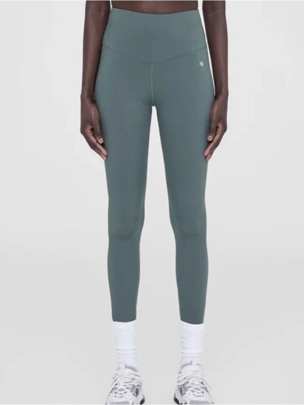 Anine Bing Sport Blake Leggings, Dark Sage, size Medium, like new!